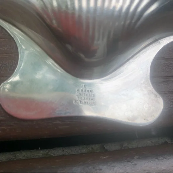 Tiffany & Co. Vintage Solid Sterling Silver 925 Shell Shaped Dish - Picture 9 of 11